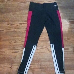 Victoria's Secret Black and Red Kids Leggings